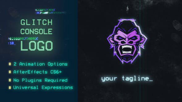 Videohive Glitch Console Logo 22660686
