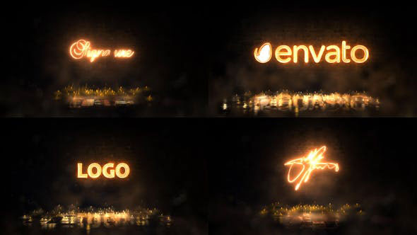 Videohive Golden Signature Logo 23996342