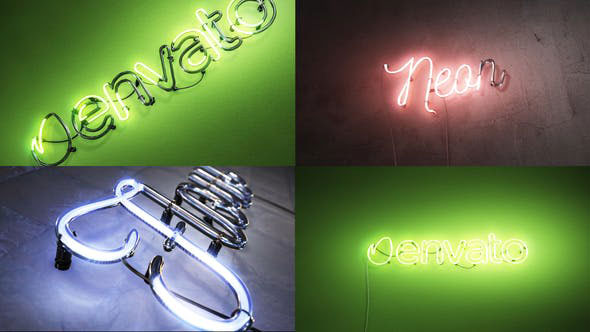 Videohive Neon Flow Logo 28112427