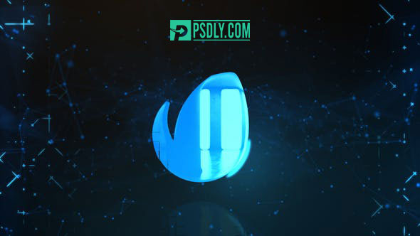 Videohive Plexus Glitch Logo 24689216