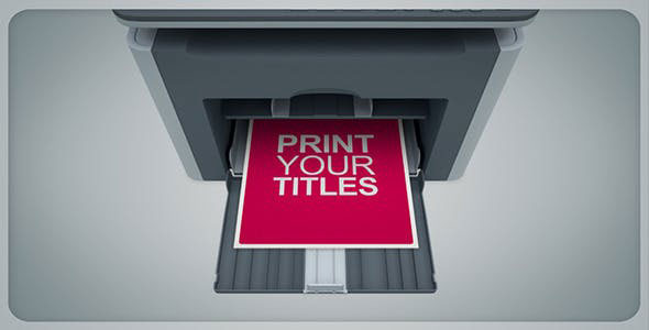 Videohive Print It! 2801168