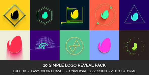 Videohive Simple Logo Reveal Pack 19322145