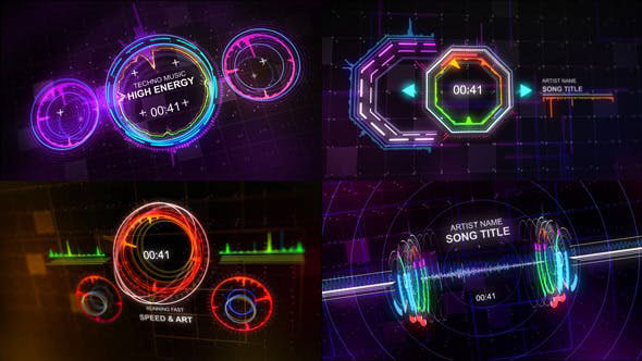Videohive Techno Music Visualizer 13444004