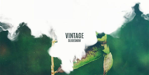 Videohive Vintage Slideshow Smoke Effect 17419821