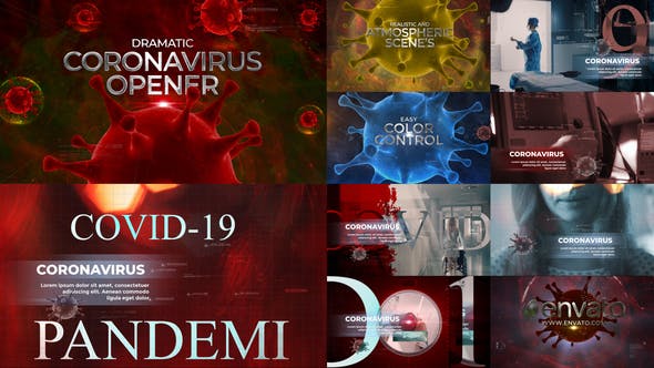 Videohive Dramatic Coronavirus Opener 26666153