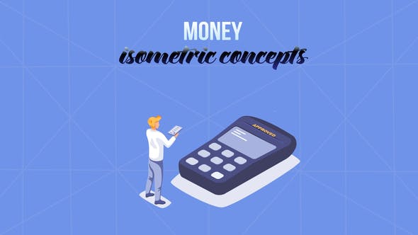 Videohive Money Isometric Concept 29057224