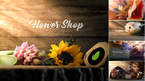 Videohive Flower Shop Promo Wedding, Valentine's Day 19382577