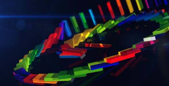 Videohive Dynamic Dominoes Logo Reveal 7740571