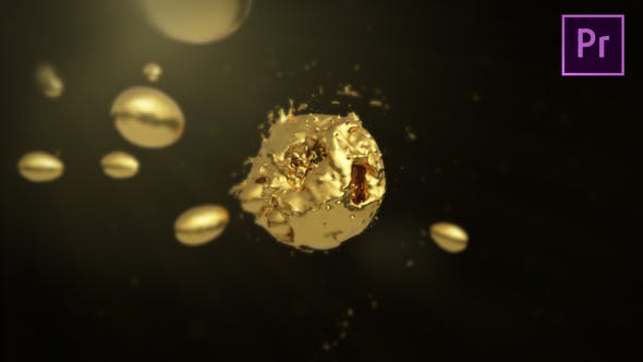Videohive Golden Liquid Logo Reveal Premiere Pro 23446908