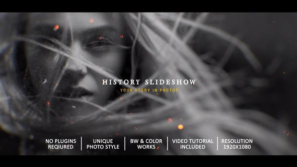 Videohive History Slideshow In Photos 28253008
