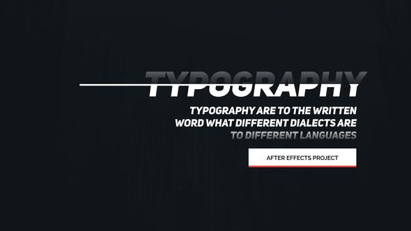 Videohive Animated Typography 22471179