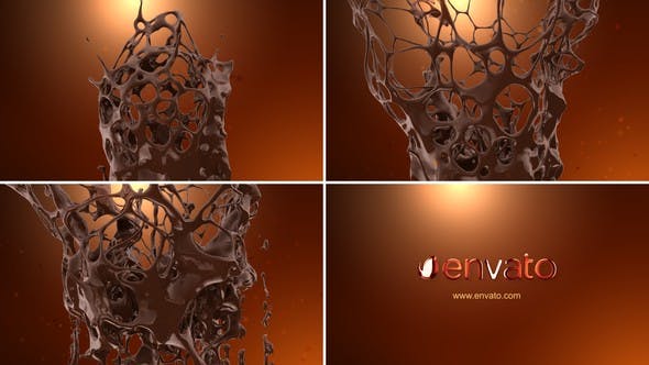 Videohive Chocolate Splash Logo 22729201