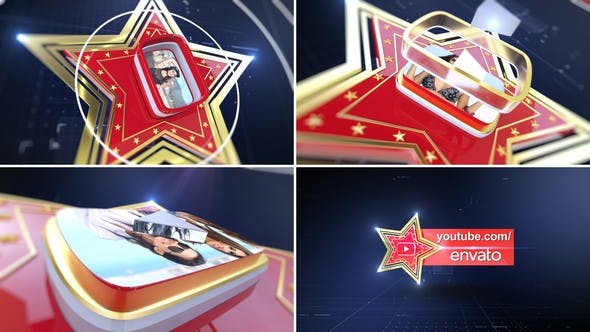 Videohive Star YouTube Opener 22567448