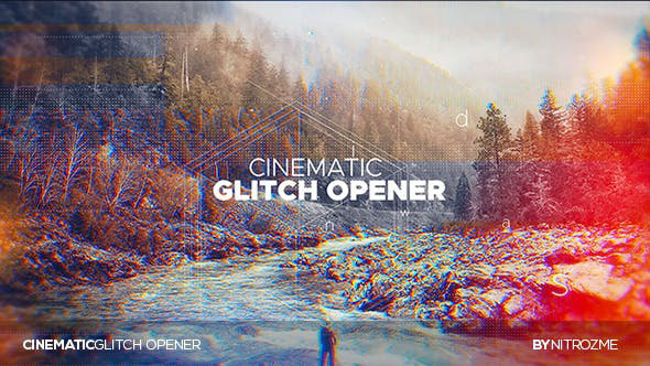 Videohive Cinematic Glitch Opener 20227650