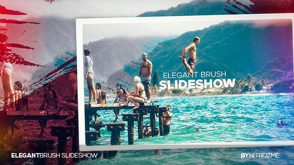 Videohive Elegant Brush Slideshow 20435701