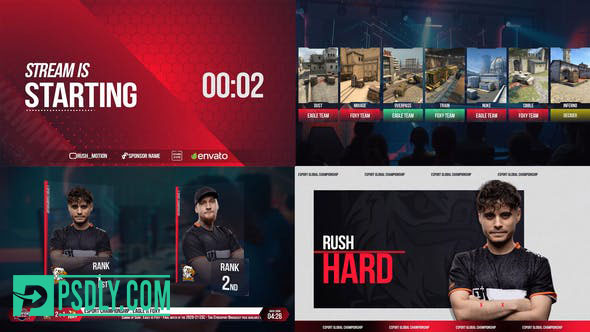 Videohive Esport Broadcast package 28677545