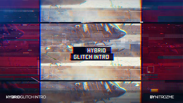 Videohive Hybrid Glitch Intro 20482712