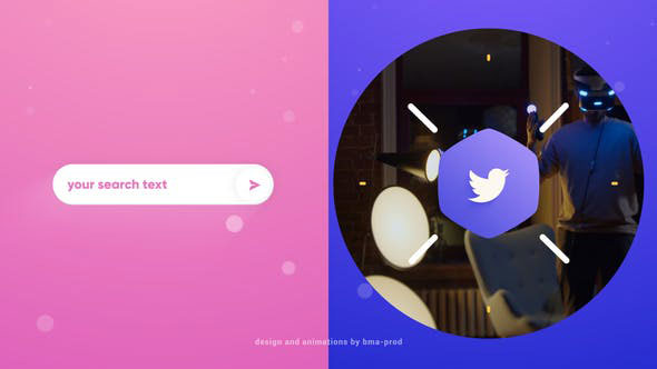 Videohive Minimal 2D Search Logo Intro 27642854