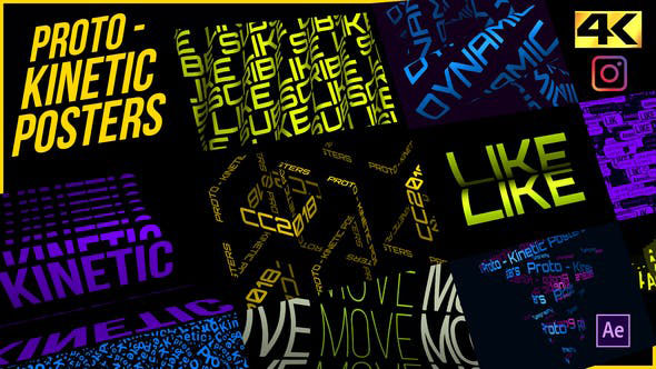 Videohive Proto Kinetic Posters 26556971
