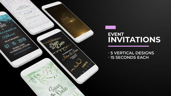 Videohive Social Media Event Invitations 28843012