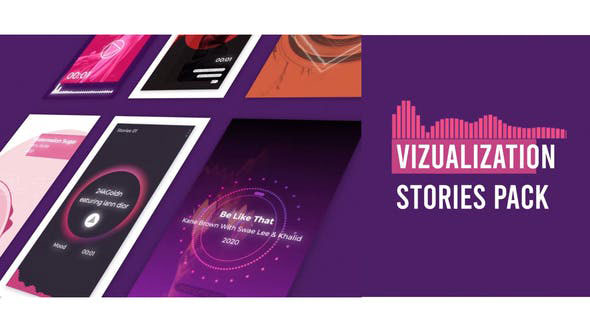 Videohive Visualizer Audio Stories Instagram 28799207