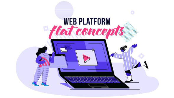 Videohive Web platform Flat Concept 28730472