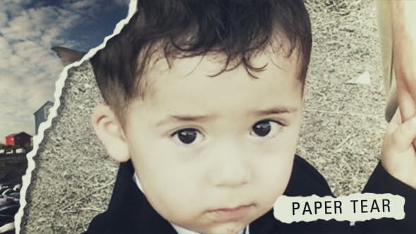 Videohive Paper Tear Slide 14454766