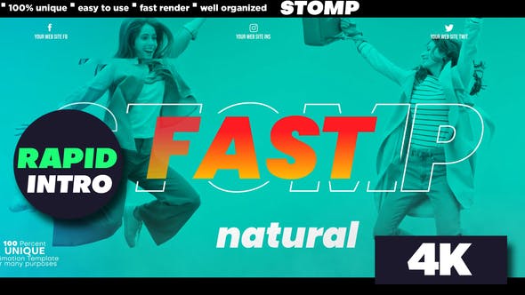 Videohive Stomp - Rapid Intro 29282587