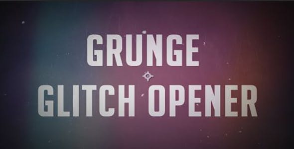 Videohive Grunge Glitch Opener 17560617