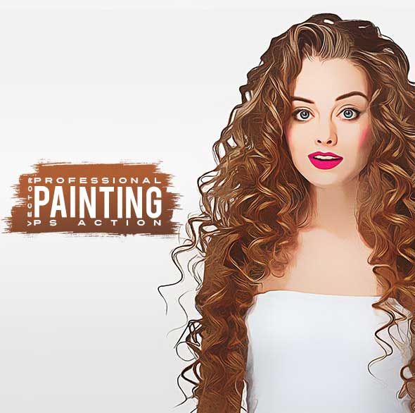GraphicRiver – Pro Vector Painting – Photoshop Action 28835214