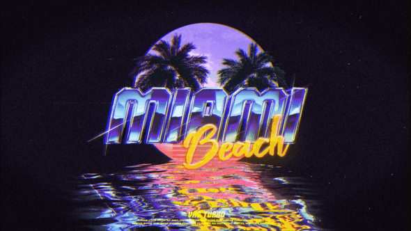 Videohive Retro Wave Logo 24462182