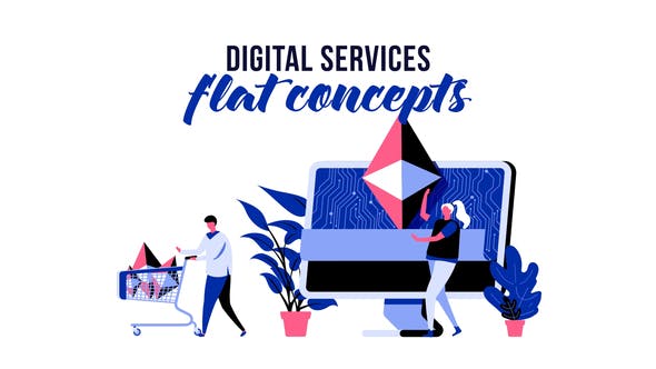 Videohive Digital services - Flat Concept 29793723