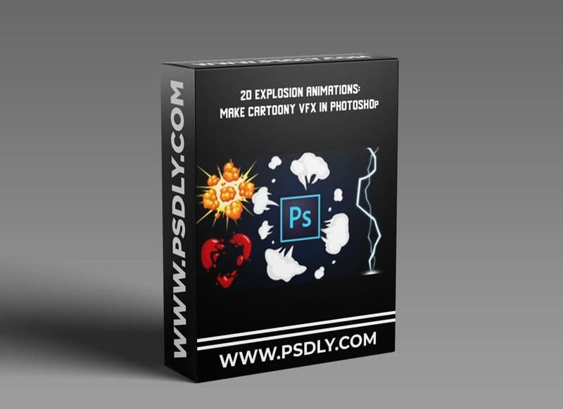 2D Explosion Animations: Make Cartoony VFX in Photoshop