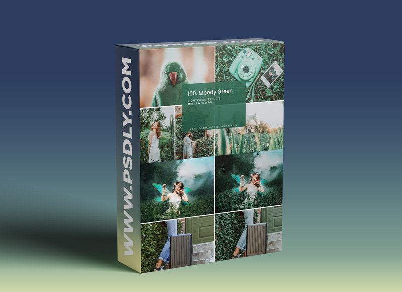 CreativeMarket - 100. Moody Green Preset 4998928