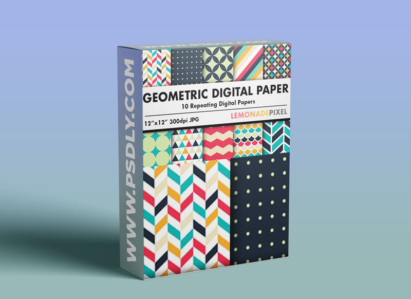 Creativemarket - Geometric Patterns Digital Paper 72237