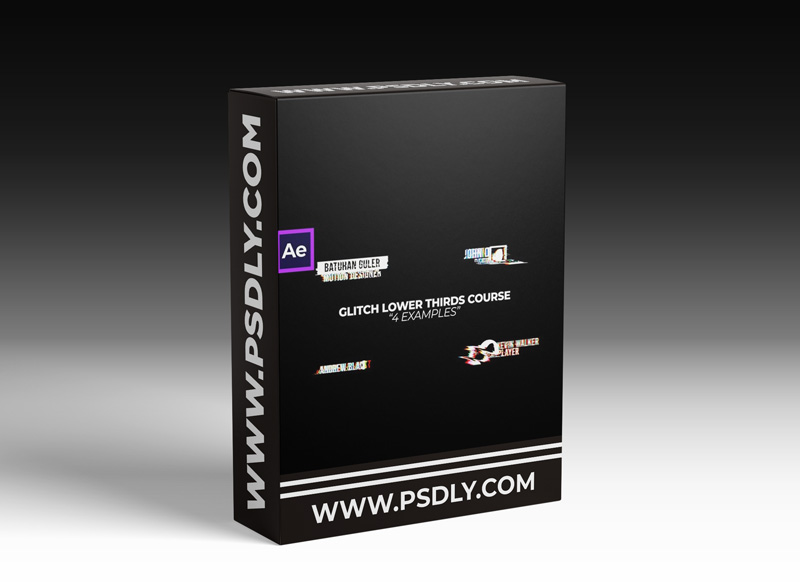 Glitch Lower Third Animations in Adobe After Effects