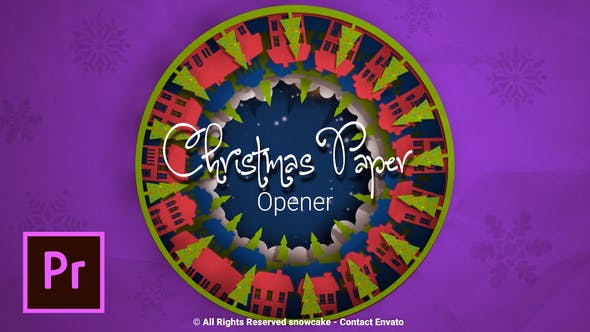Videohive - Christmas Paper Opener For Premiere Pro - 29624969