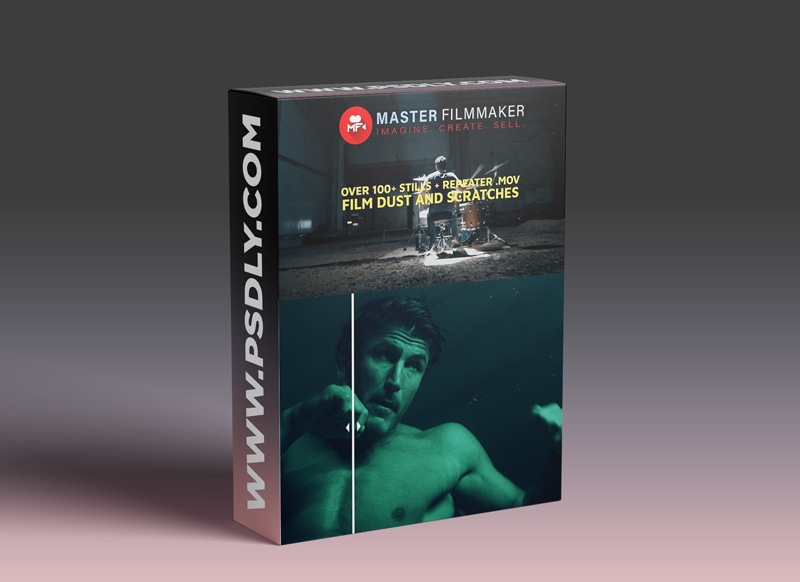 Master Filmmaker – Film Dust And Scratches Texture Pro Pack MOV 4K