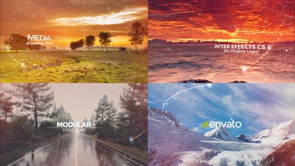 Videohive Parallax Media Opener 17587296