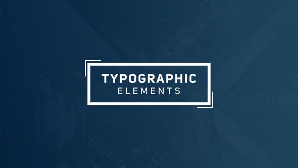 Videohive Typographic Elements 3 18654999