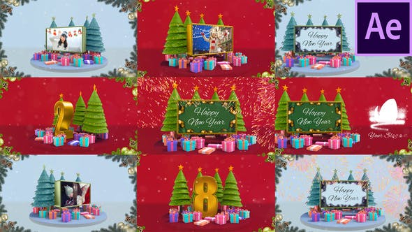 Videohive Christmas Countdown Opener 29789886