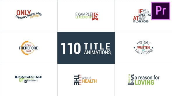 Videohive - 110 Title Animations - 22295907