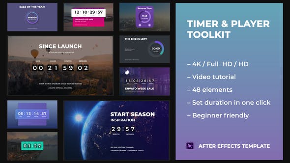 Videohive Timer & Player Toolkit 29348295