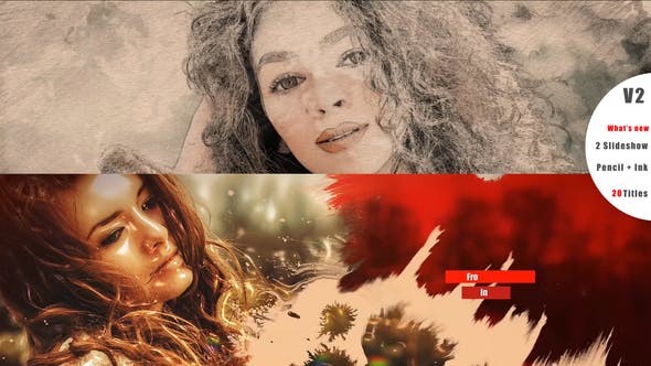 Videohive Pencil And Ink Slideshow V2 29294908