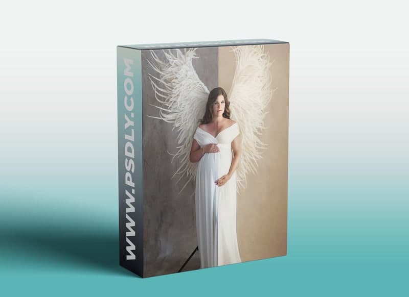 Kelly Brown - Maternity Wings Overlays + Tutorial