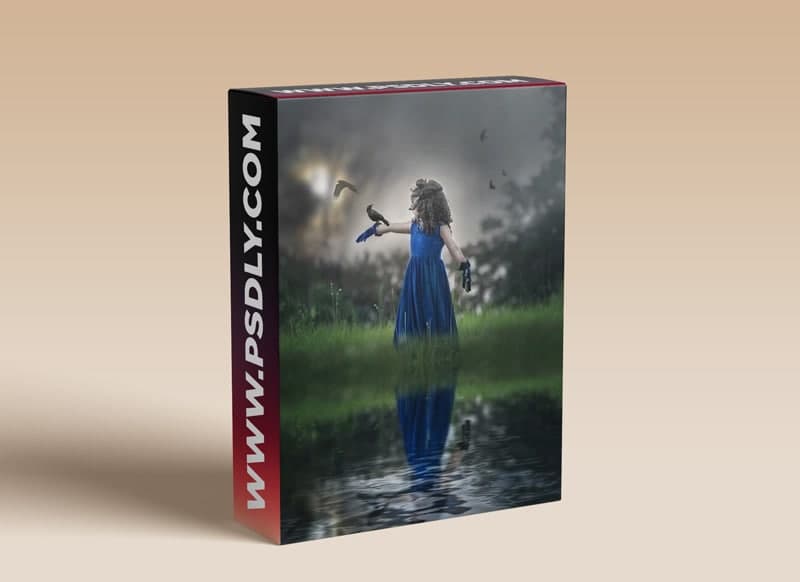 Lisset Perrier Photography - Dark in blue Composite Tutorial