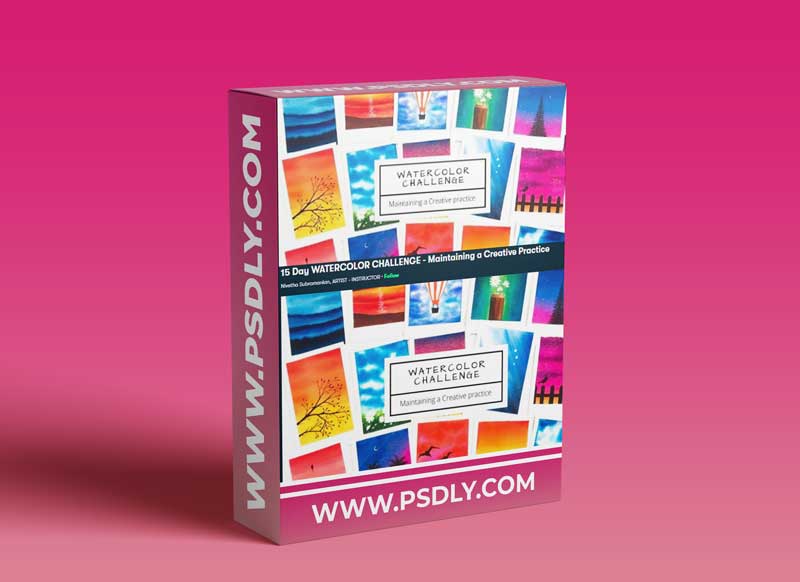 15 Day WATERCOLOR CHALLENGE - Maintaining a Creative Practice