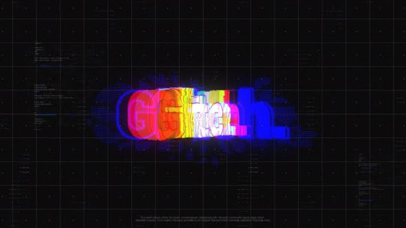 Videohive Glitch Cyberpunk Logo 24833904