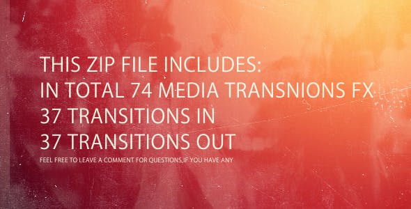 Videohive Media Transitions FX Pack Vol.2 4761631