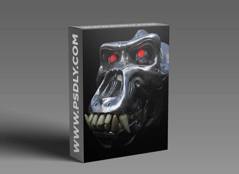 Artstation – Mechanical Skull – Michael Pavlovich